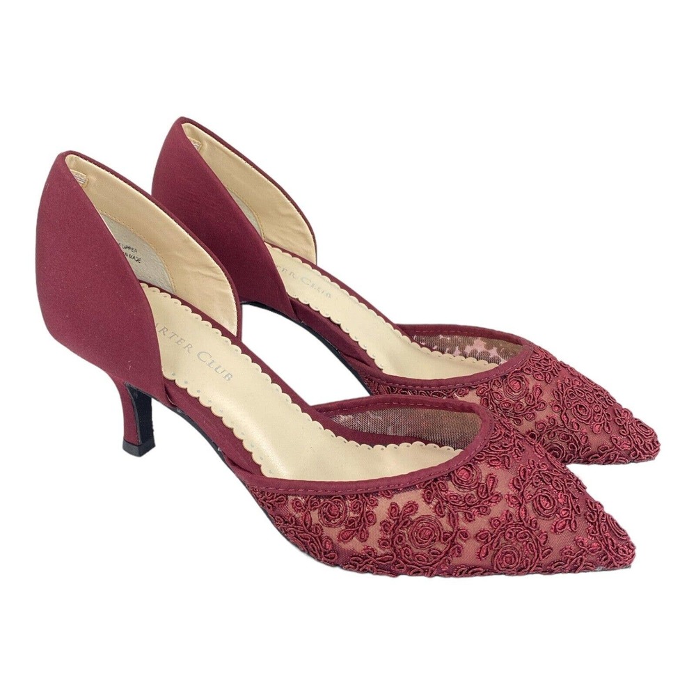 Charter Club Lace NANEE Pumps Sz 6.5 NIB